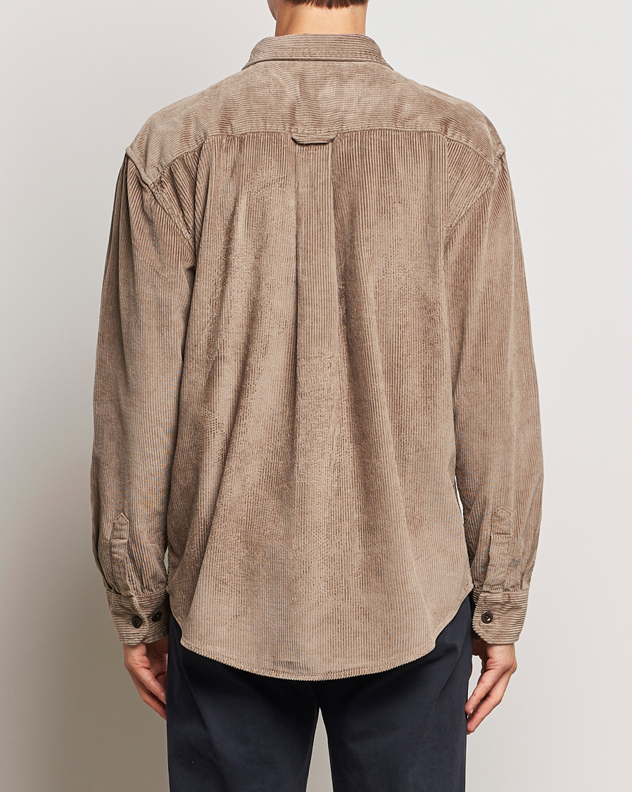 Homme | Chemises | GANT | Relaxed Fit Corduroy Overshirt Desert Brown