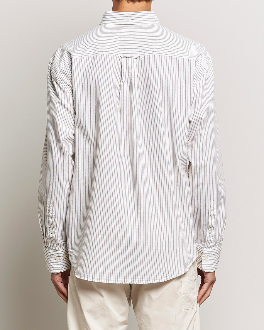 Homme | Chemises | GANT | Regular Fit Archive Oxford Striped Shirt Eggshell