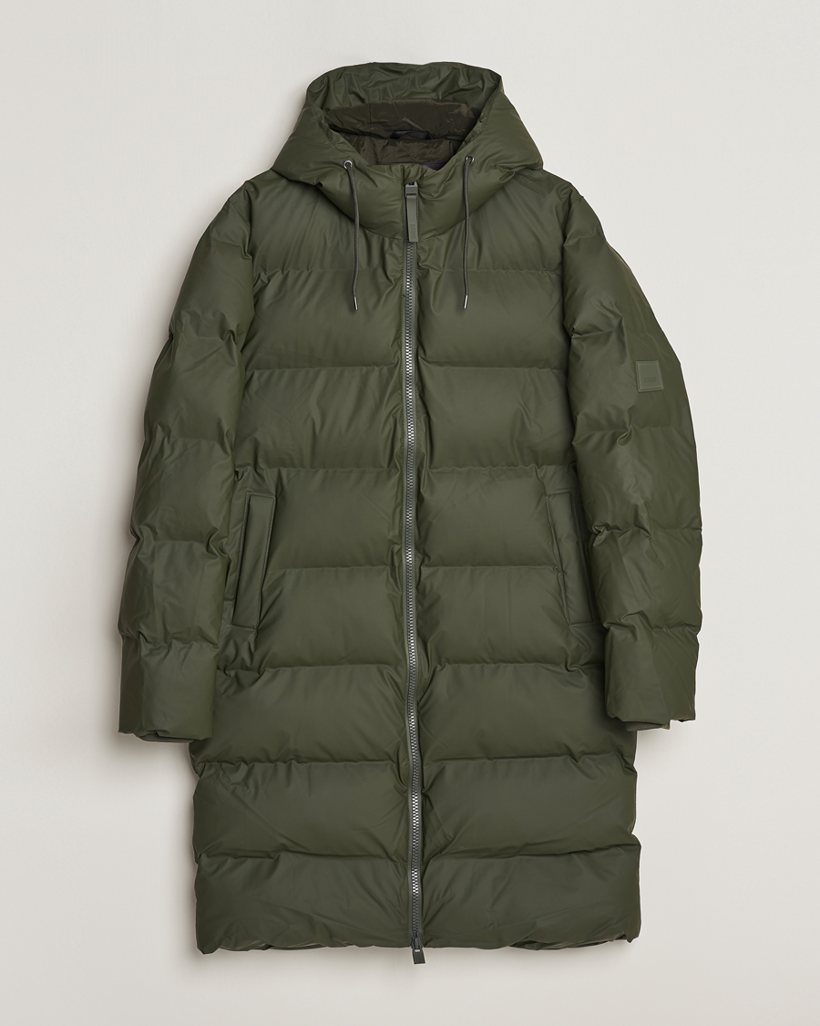 Homme | Manteaux Et Vestes | RAINS | Alta Long Puffer Jacket Green