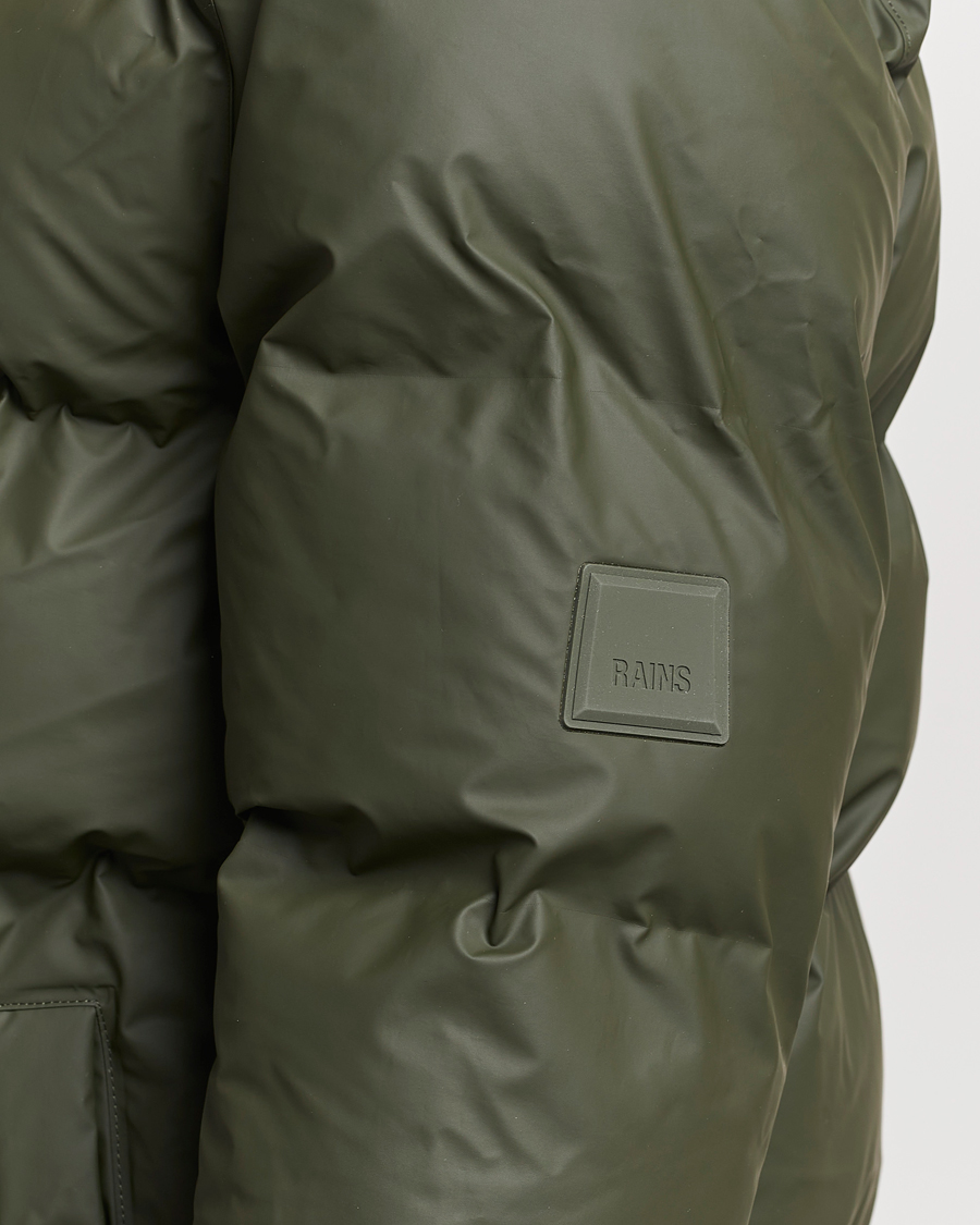 Homme | Manteaux Et Vestes | RAINS | Alta Long Puffer Jacket Green