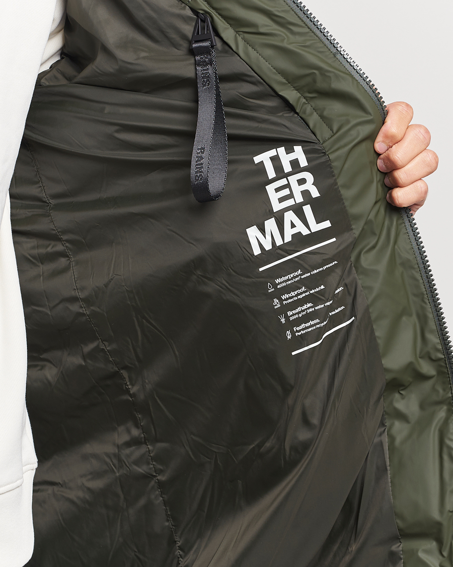 Homme | Manteaux Et Vestes | RAINS | Alta Long Puffer Jacket Green