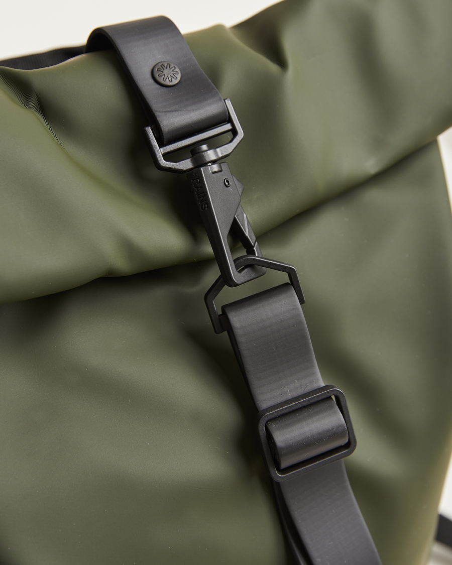 Homme | Sacs | RAINS | Rolltop Rucksack Green