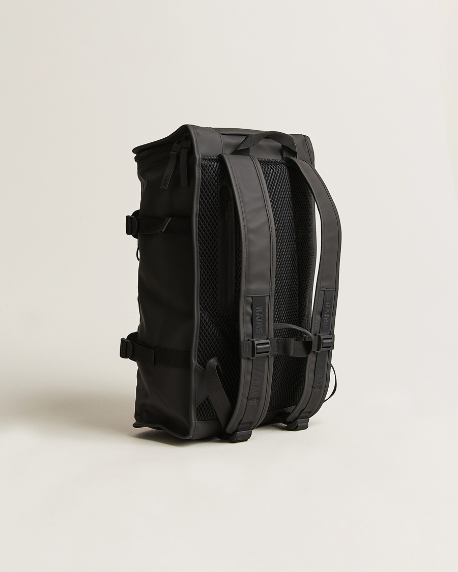 Homme | RAINS Trail Mountaineer Backpack Black | RAINS | Trail Mountaineer Backpack Black