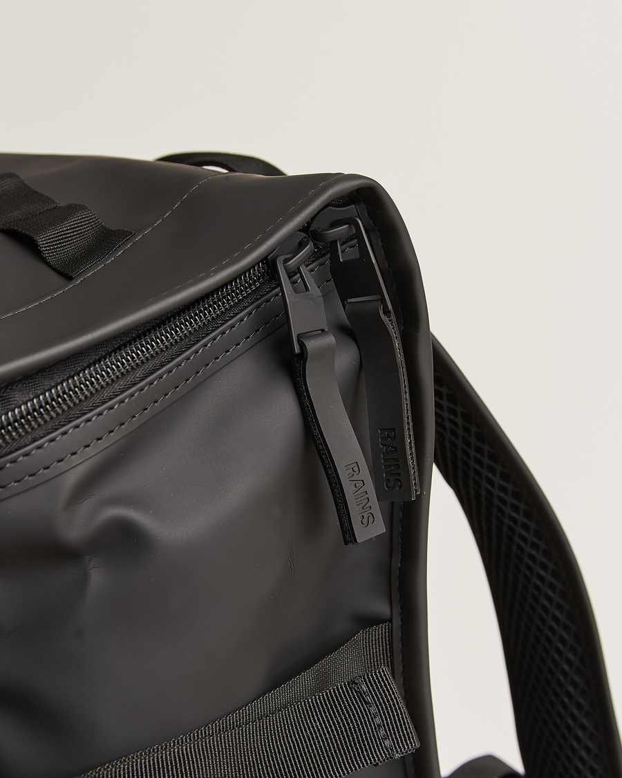 Homme | RAINS Trail Mountaineer Backpack Black | RAINS | Trail Mountaineer Backpack Black