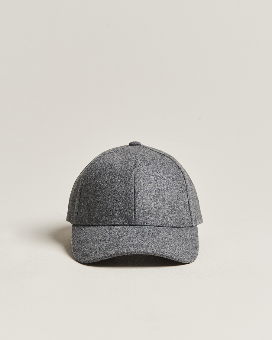 Homme | Varsity Headwear Flannel Baseball Cap Granite Grey | Varsity Headwear | Flannel Baseball Cap Granite Grey