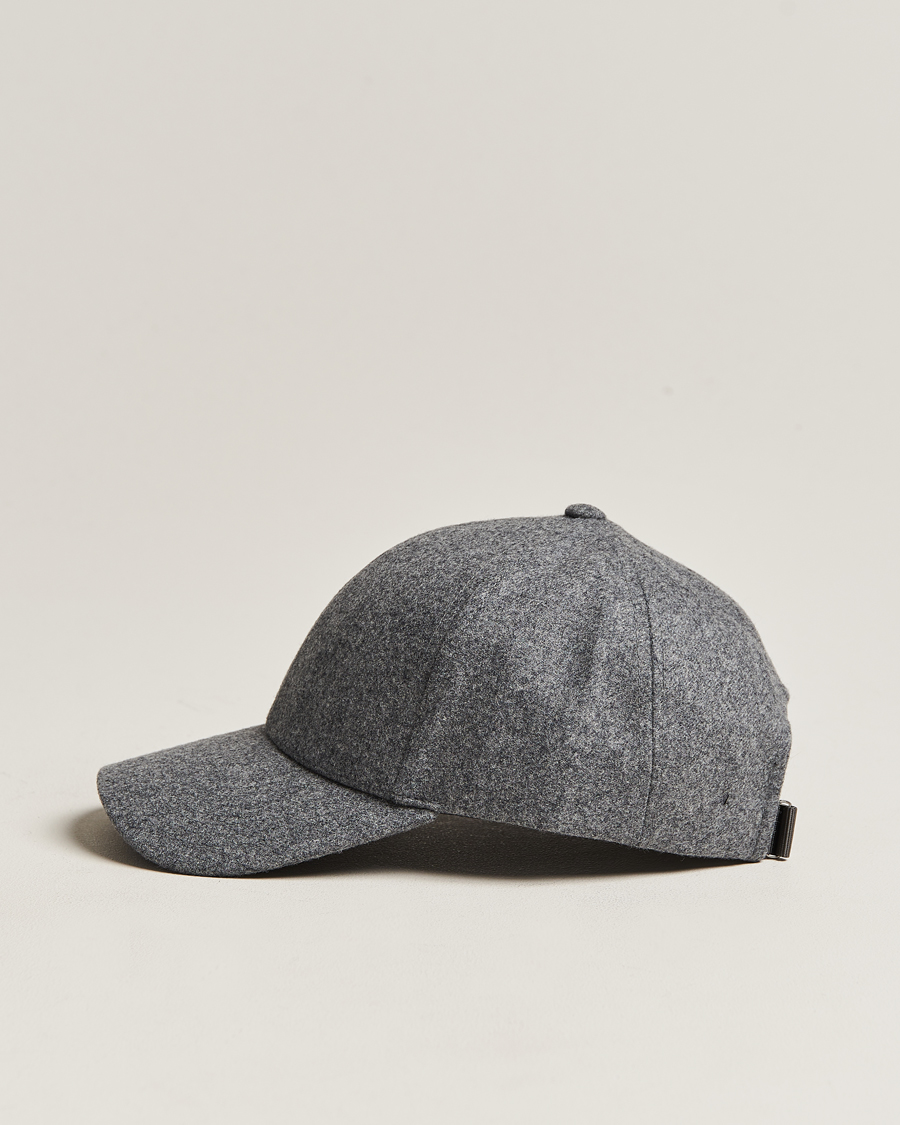 Homme | Varsity Headwear Flannel Baseball Cap Granite Grey | Varsity Headwear | Flannel Baseball Cap Granite Grey