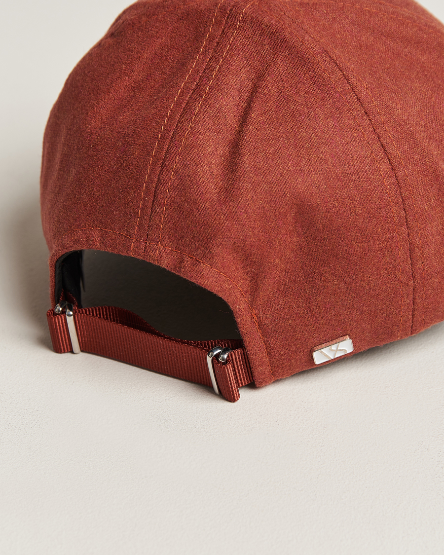 Homme | Varsity Headwear Flannel Baseball Cap Coppo Orange | Varsity Headwear | Flannel Baseball Cap Coppo Orange