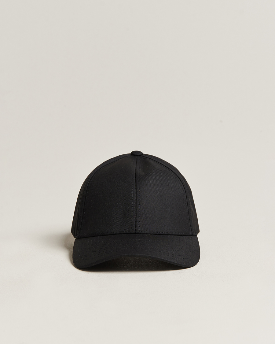 Homme | Varsity Headwear Wool Tech Baseball Cap Black | Varsity Headwear | Wool Tech Baseball Cap Black