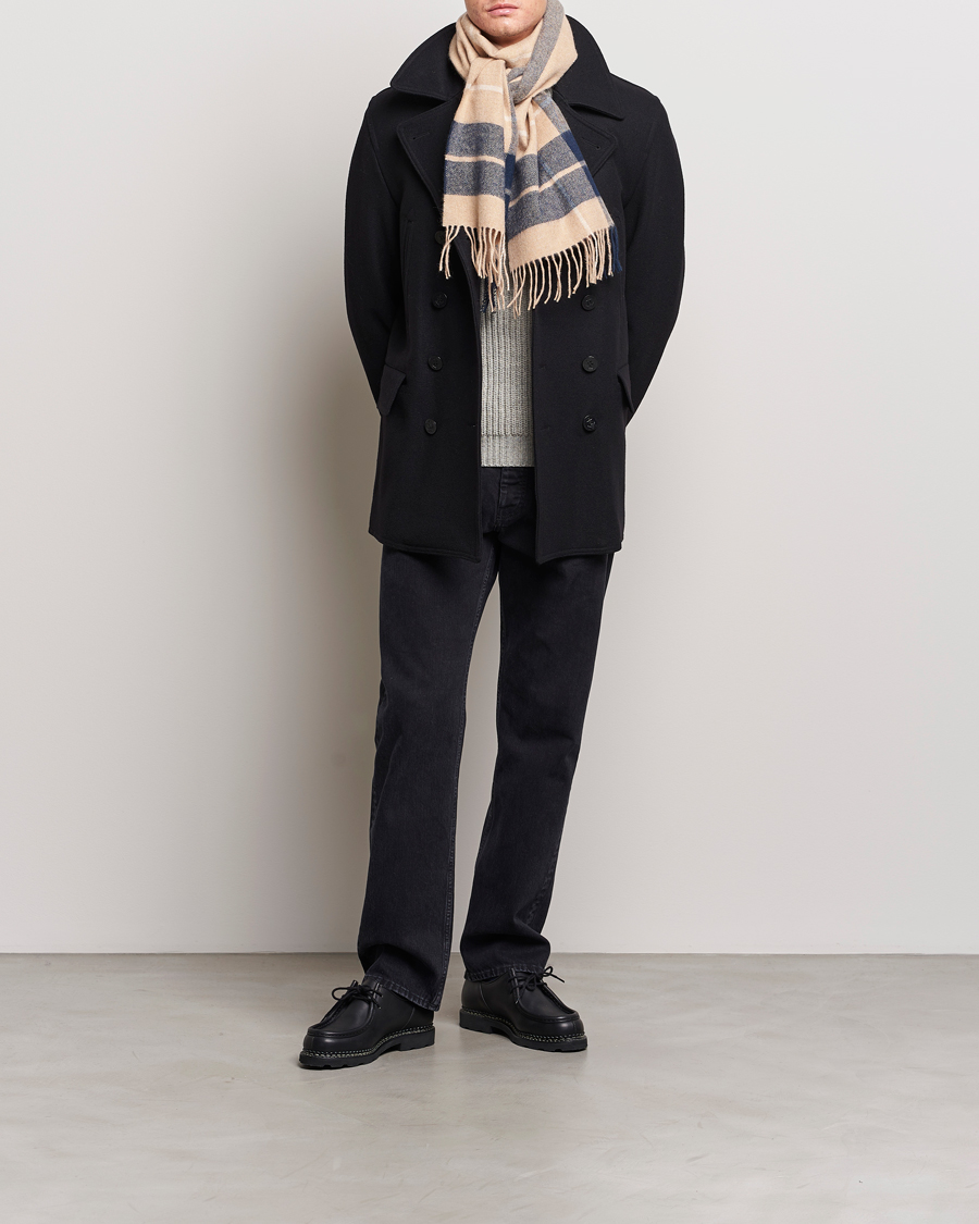 Homme | Manteaux Et Vestes | Gloverall | Churchill Reefer Peacoat Black