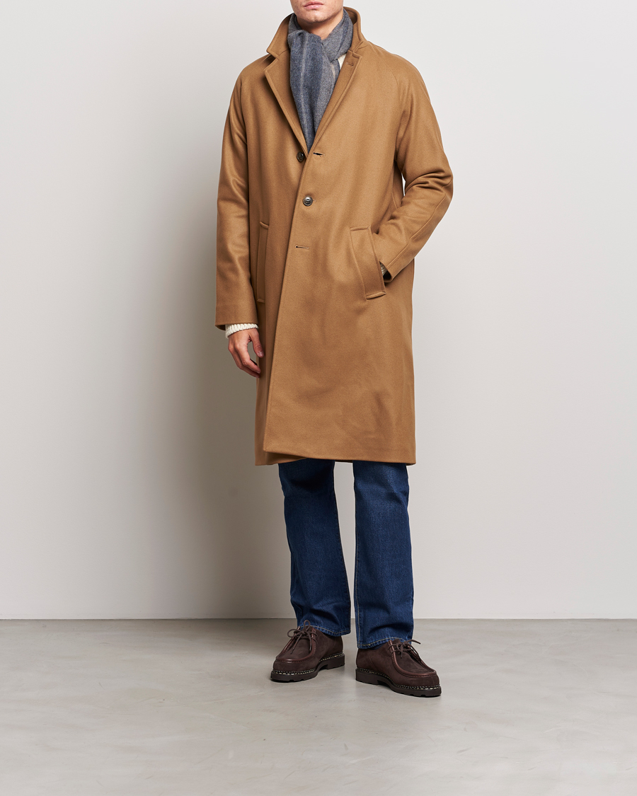 Homme | Manteaux Et Vestes | Gloverall | Chesterfield Wool/Cashmere Raglan Coat Camel