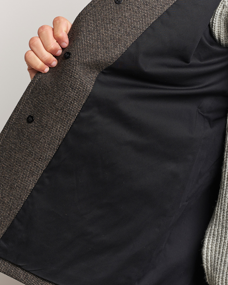 Homme | Manteaux Et Vestes | Gloverall | Wool Worker Shirt Jacket Black/White