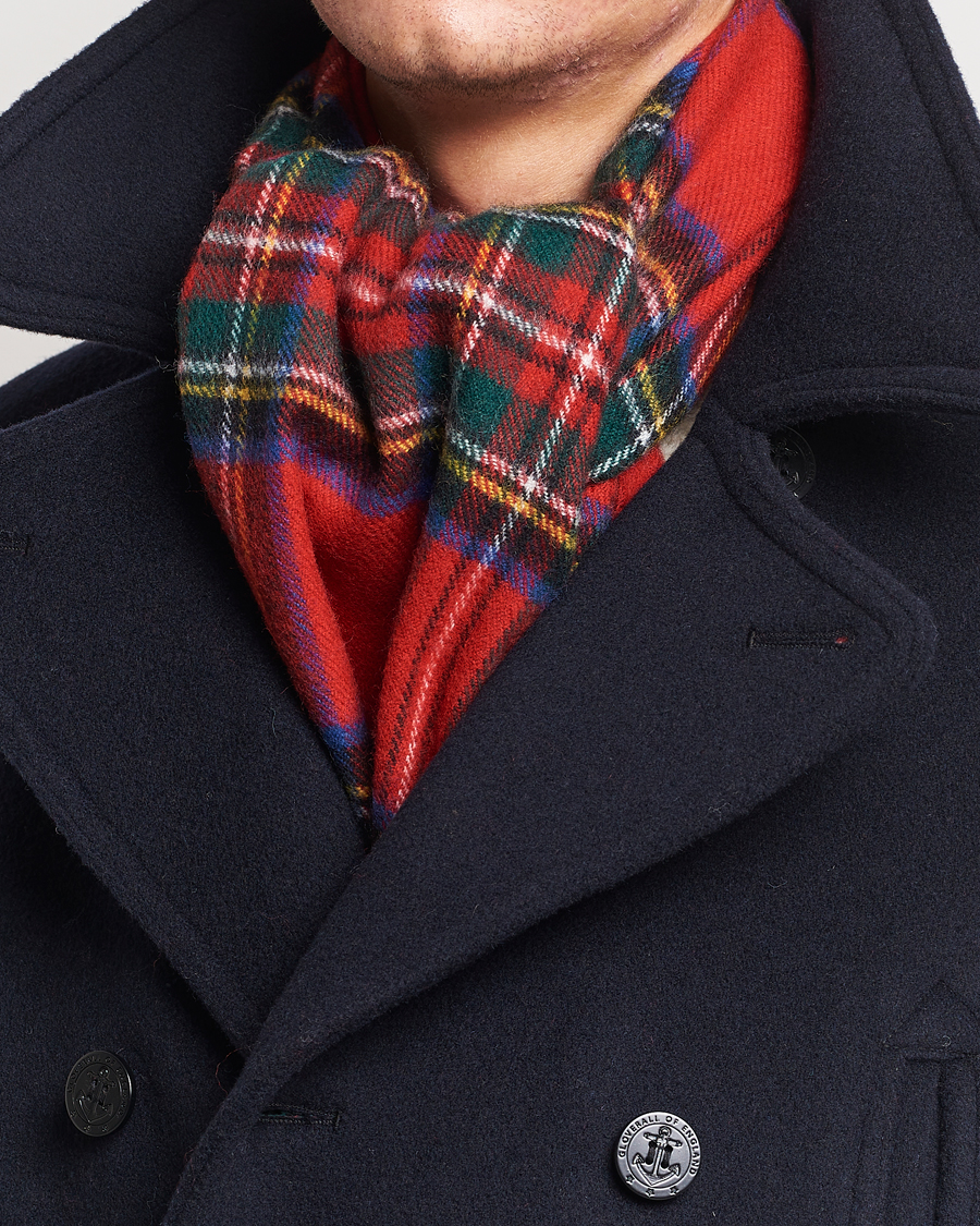 Homme |  | Gloverall | Lambswool Scarf Royal Stewart