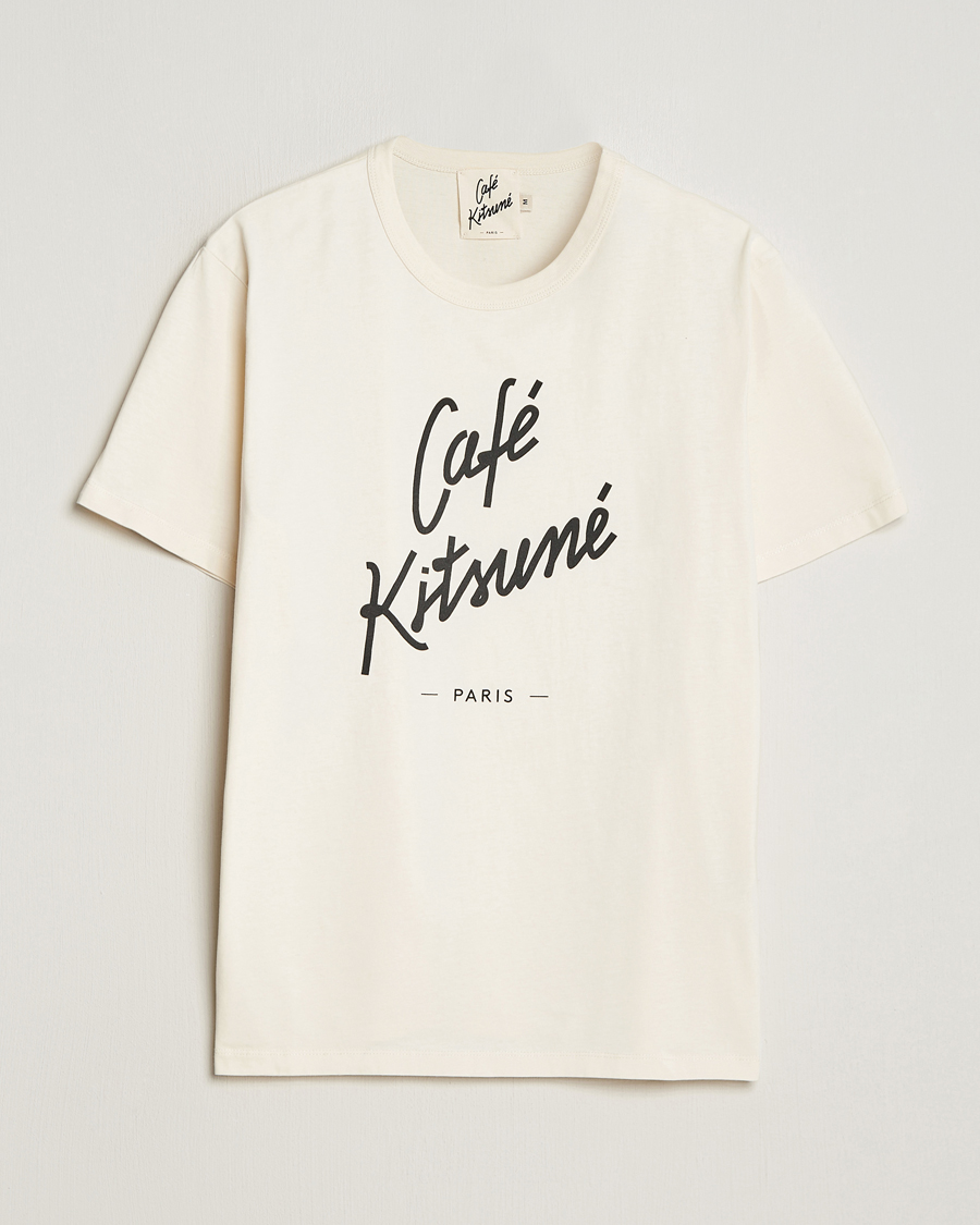 Homme | T-shirts | Café Kitsuné | Crew T-Shirt Latte