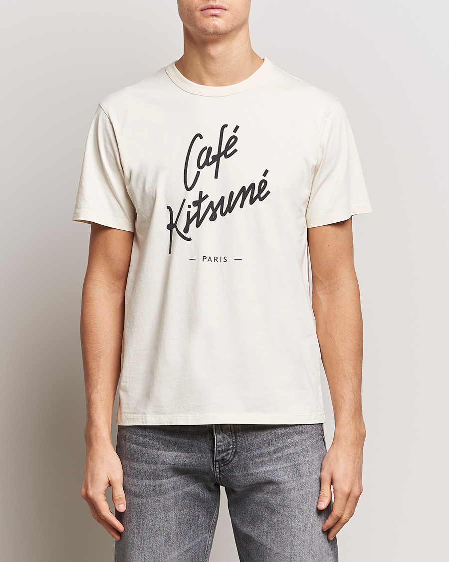 Homme | T-shirts | Café Kitsuné | Crew T-Shirt Latte
