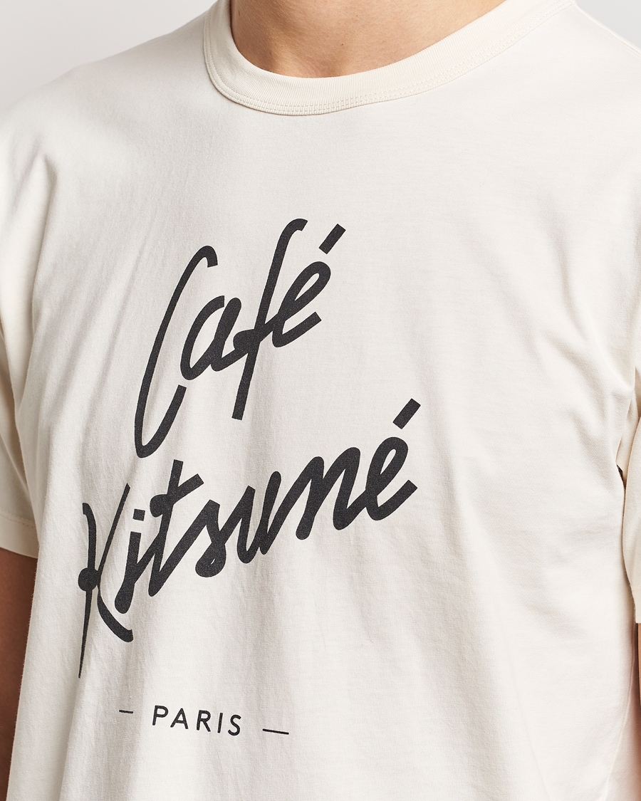 Homme | T-shirts | Café Kitsuné | Crew T-Shirt Latte