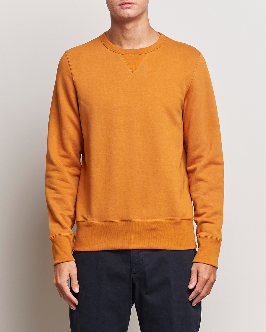 Homme | Pulls Et Tricots | Merz b. Schwanen | Organic Cotton Crew Neck Sweatshirt Desert Sun