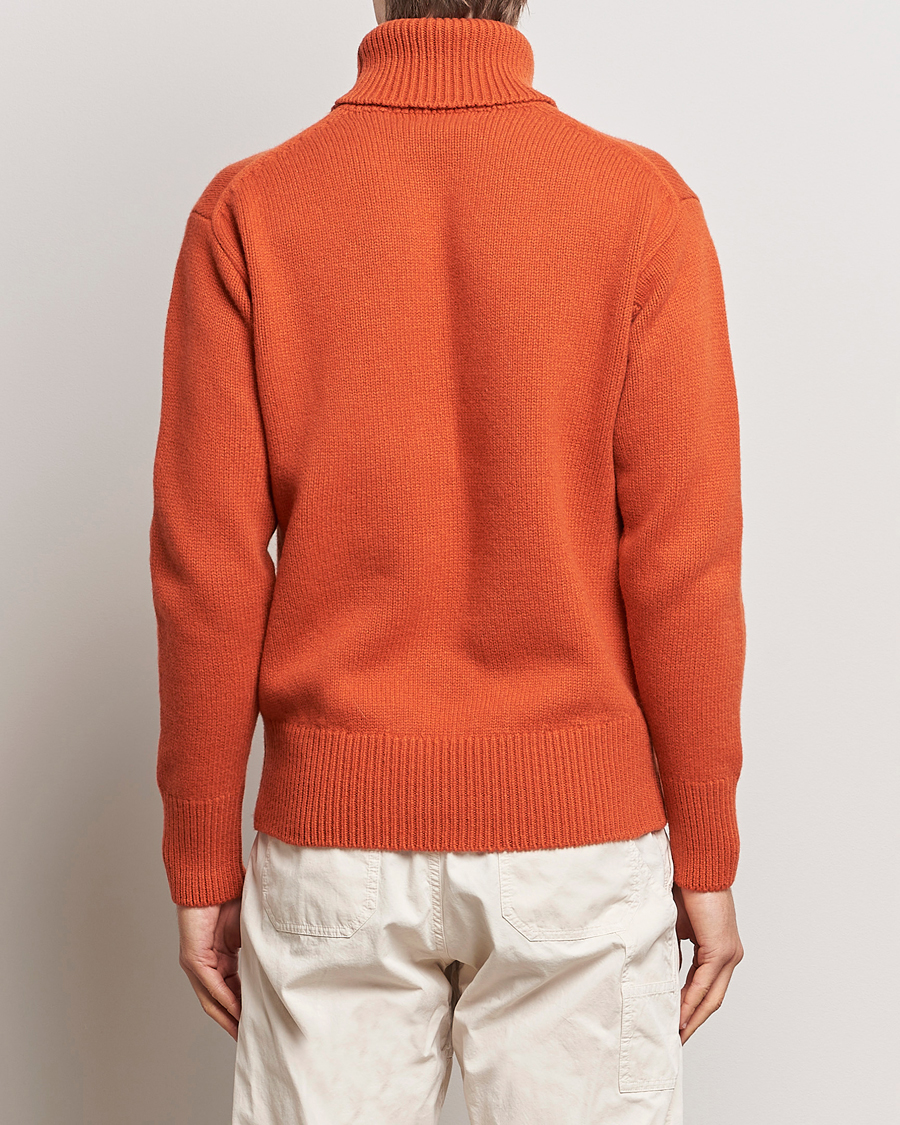 Homme | Pulls Et Tricots | Merz b. Schwanen | Cashmere/Merino Rollneck Rust