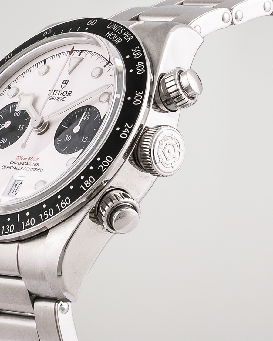 Homme | Tudor Pre-Owned Black Bay Chrono M79360N-0002 Steel Panda Steel White | Tudor Pre-Owned | Black Bay Chrono M79360N-0002 Steel Panda Steel White