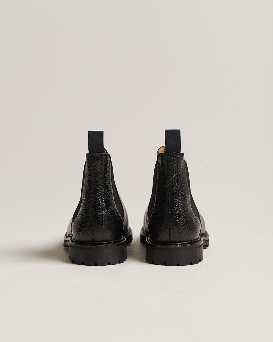 Homme | Bottes | Crockett & Jones | Chelsea 11 Black Calf Grained