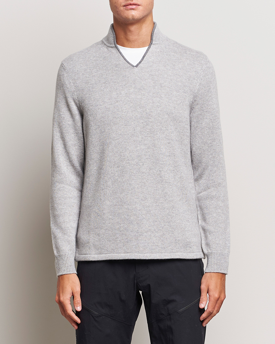 Homme | Pulls Et Tricots | SEASE | Ellen Cashmere Pullover Pearl Grey