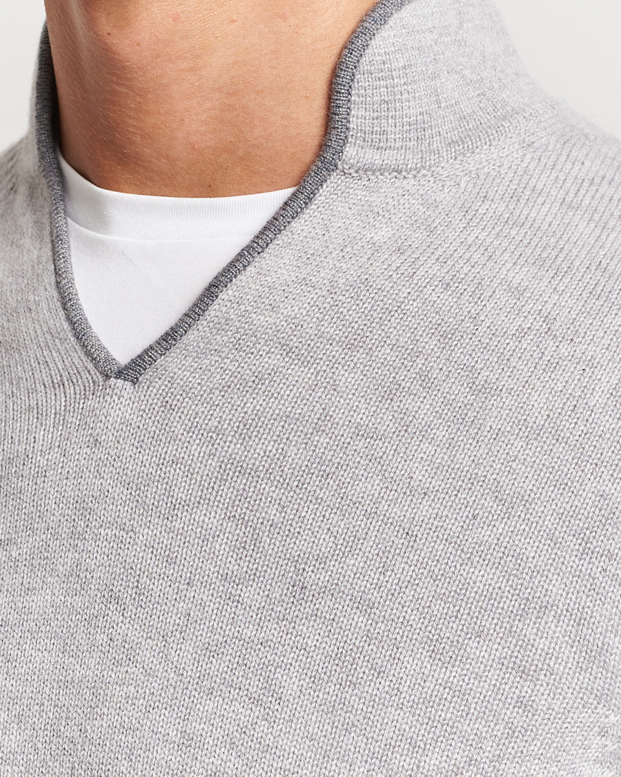 Homme | Pulls Et Tricots | SEASE | Ellen Cashmere Pullover Pearl Grey