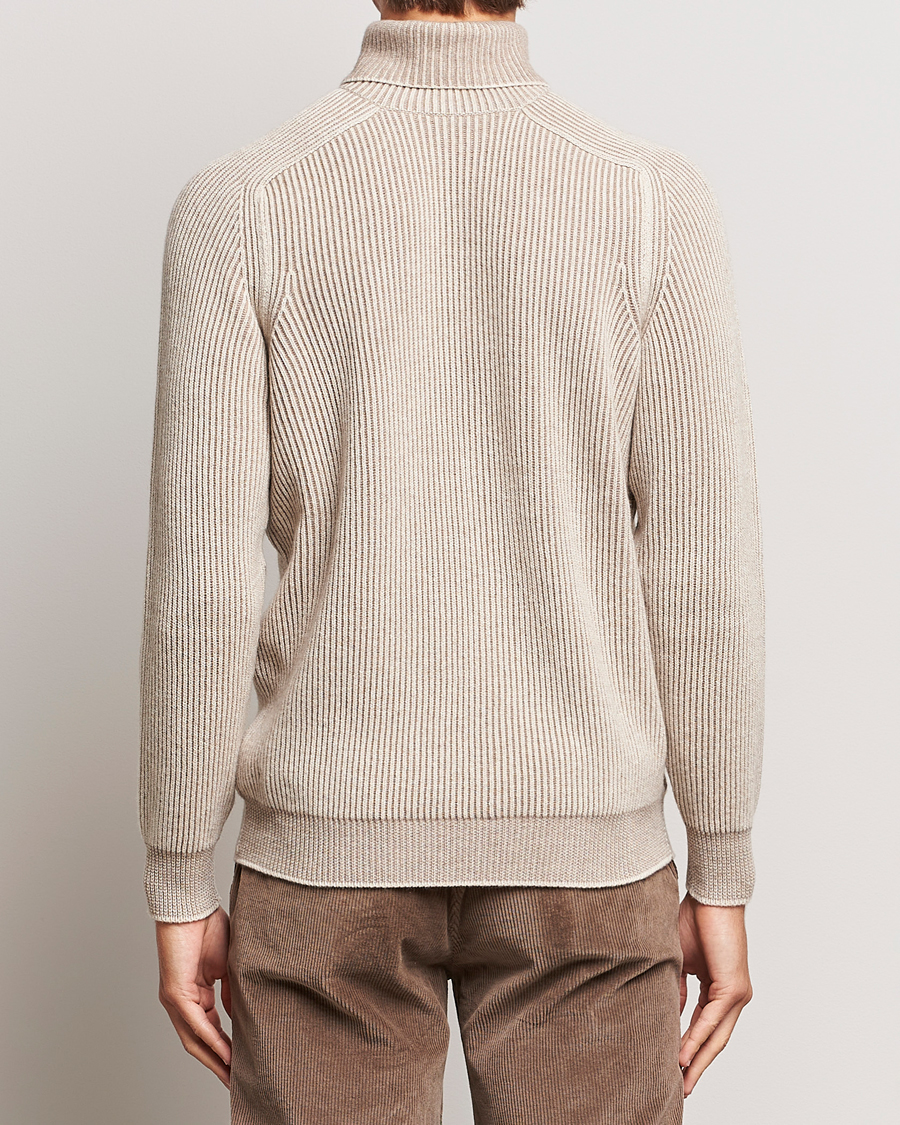 Homme | Pulls Et Tricots | SEASE | Dinghy Rib Cashmere Rollneck Oyster