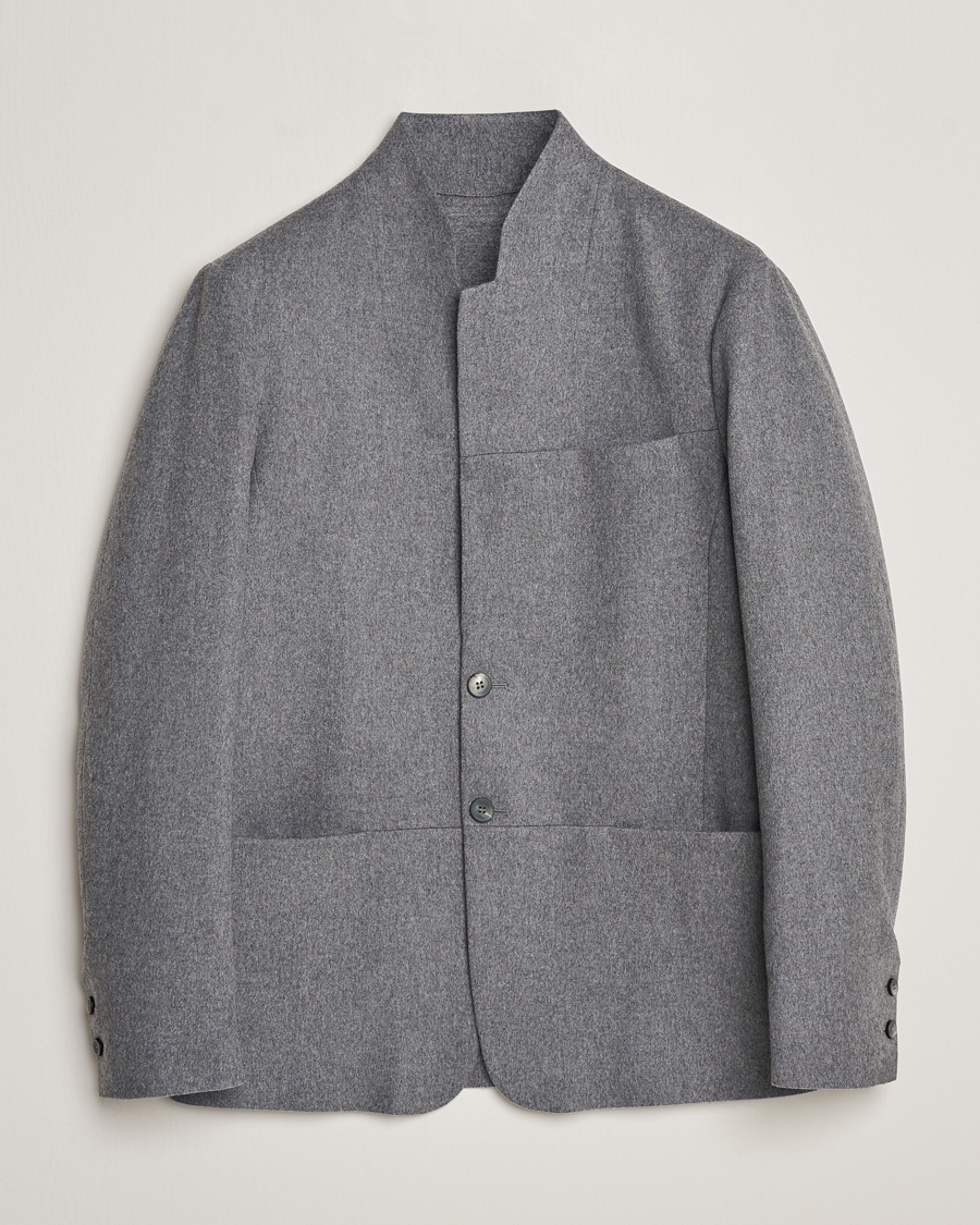 Homme | Blazers | SEASE | Ellen Wool/Cashmere Blazer Light Grey