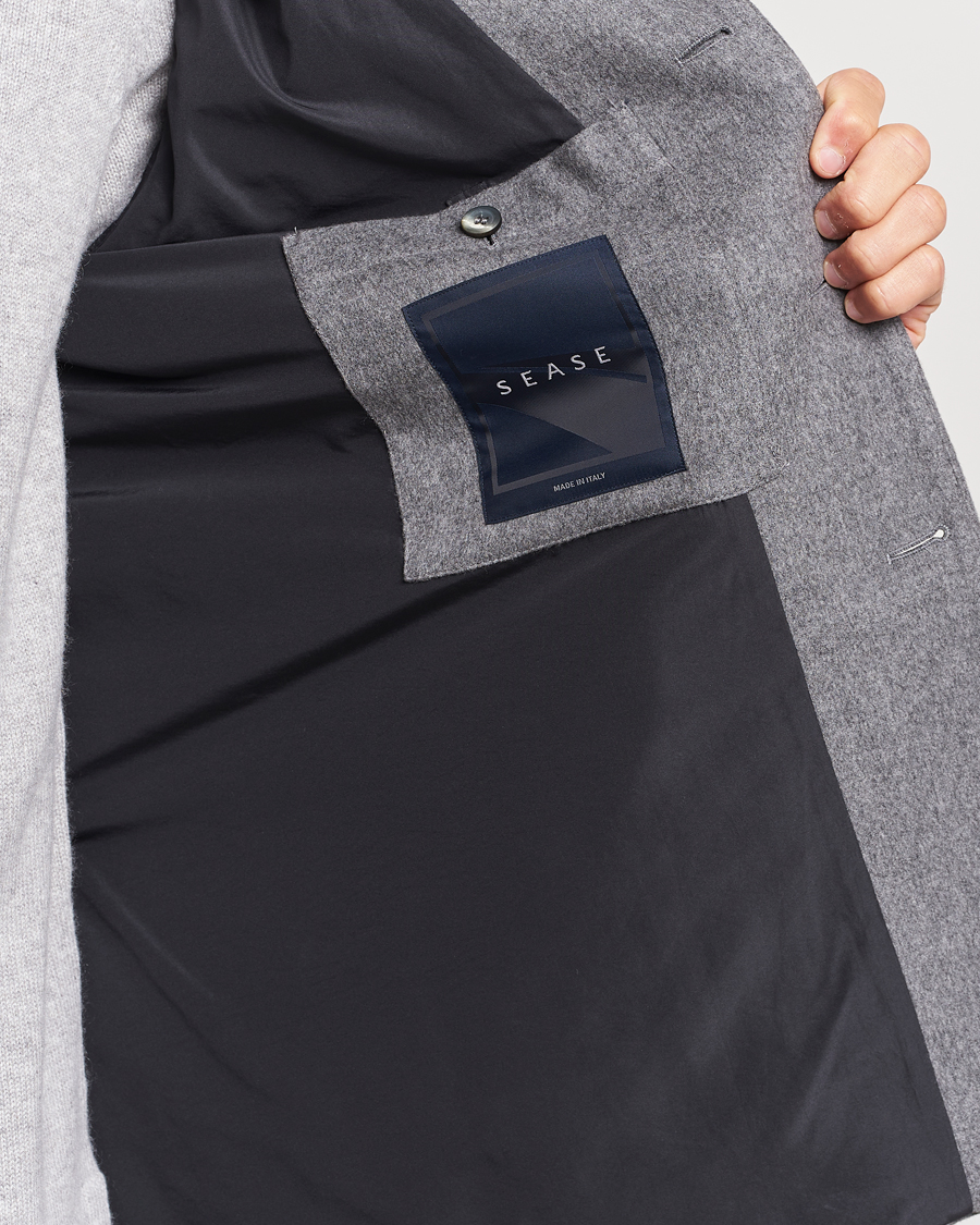 Homme | Blazers | SEASE | Ellen Wool/Cashmere Blazer Light Grey