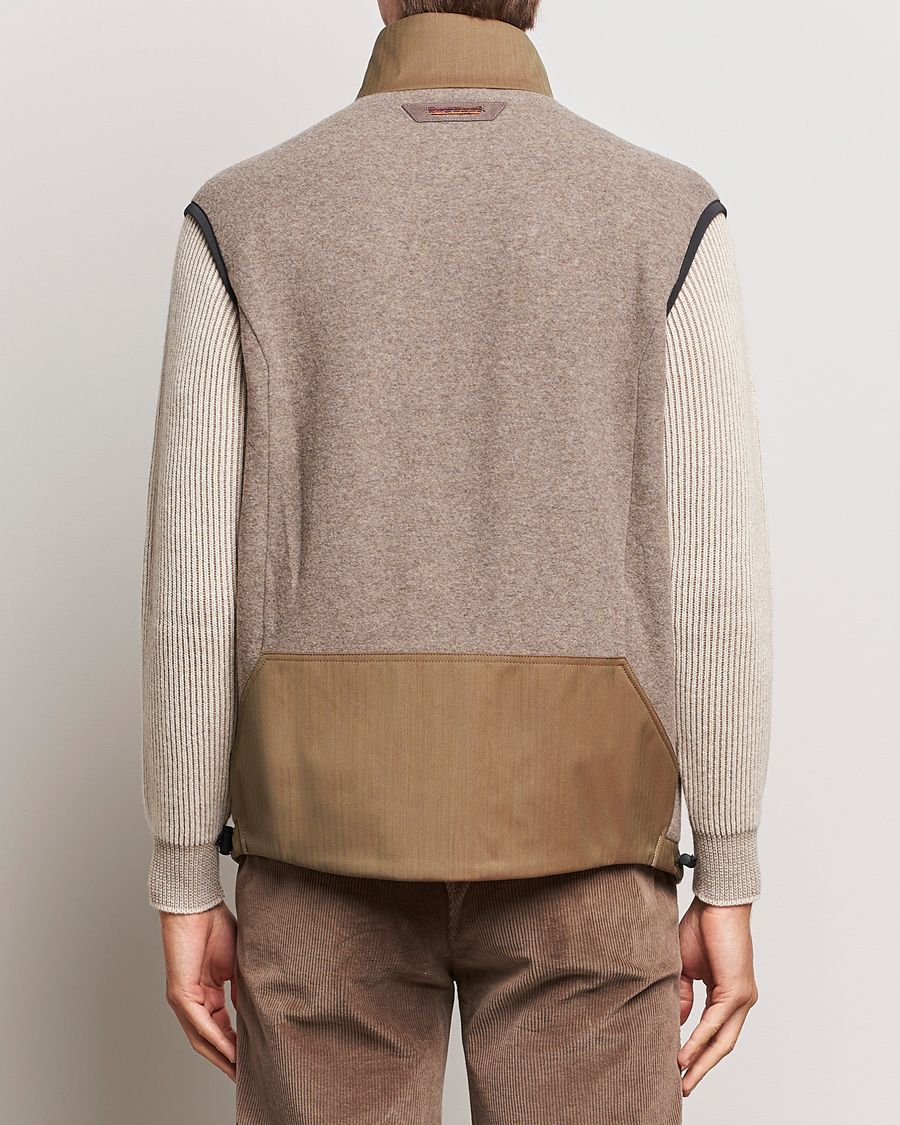 Homme | Manteaux Et Vestes | SEASE | Explorer Cashmere Fleece Vest Oyster