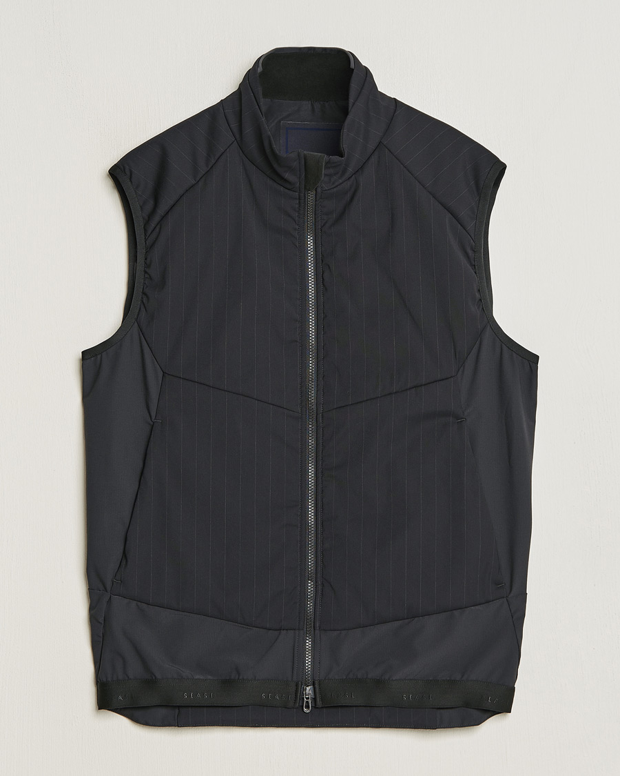 Homme | Manteaux Et Vestes | SEASE | Predator Wool/Nylon Insulated Vest Black