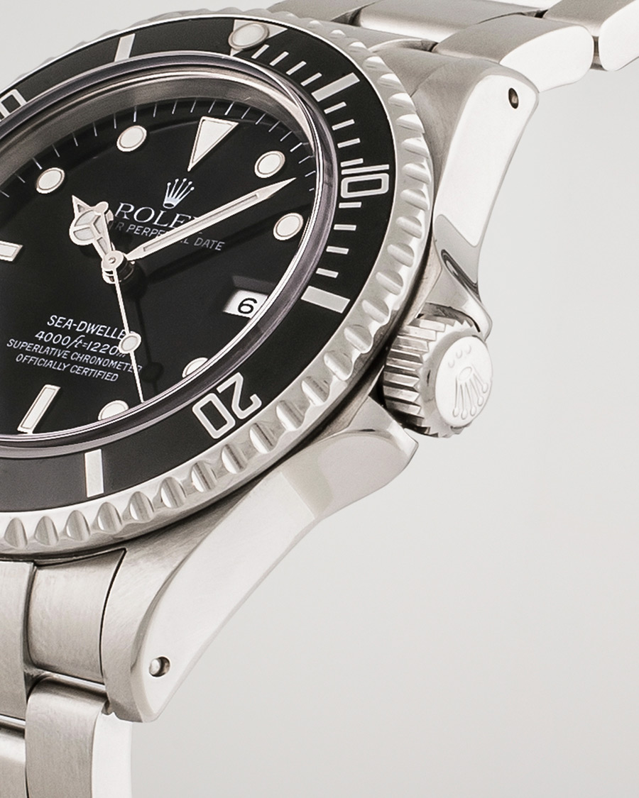 Homme | Rolex Pre-Owned Sea Dweller 16600 Oyster Perpetual Steel Black Steel Black | Rolex Pre-Owned | Sea Dweller 16600 Oyster Perpetual Steel Black Steel Black