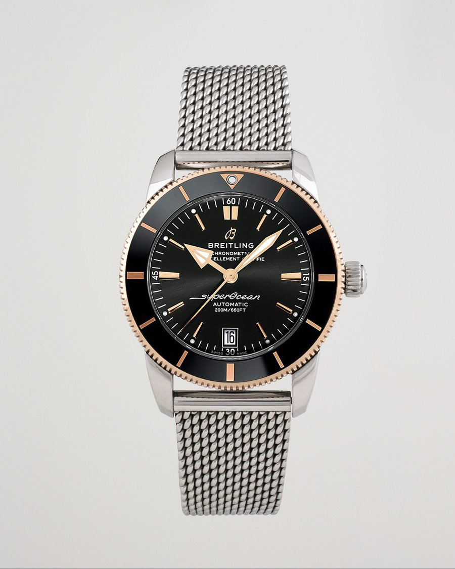 Homme | Breitling Pre-Owned Superocean Heritage 42 UB2010 Steel Black | Breitling Pre-Owned | Superocean Heritage 42 UB2010 Steel Black