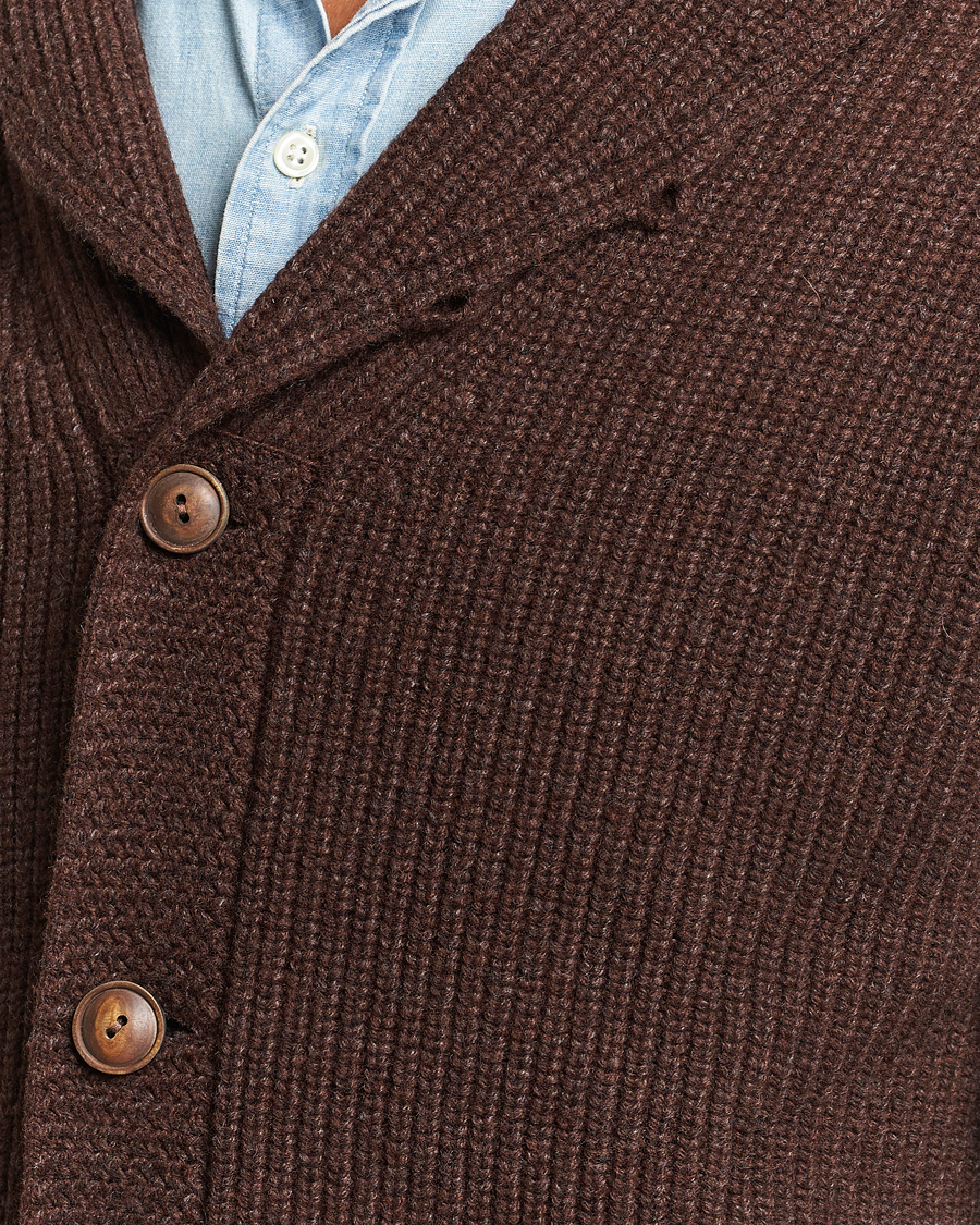 Homme | Pulls Et Tricots | Polo Ralph Lauren | Wool Knitted Sweater Bear Brown Heather