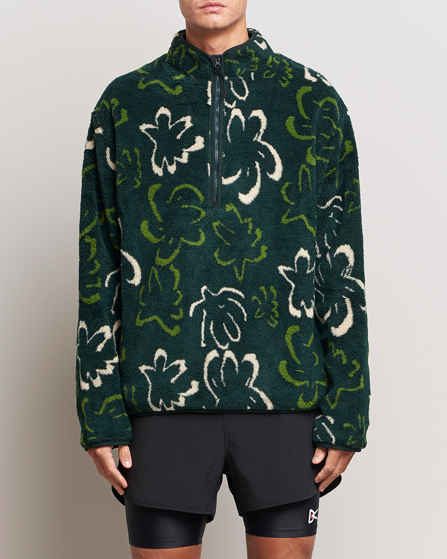 Homme | Pulls Et Tricots | District Vision | Half-Zip Pile Fleece Bloom