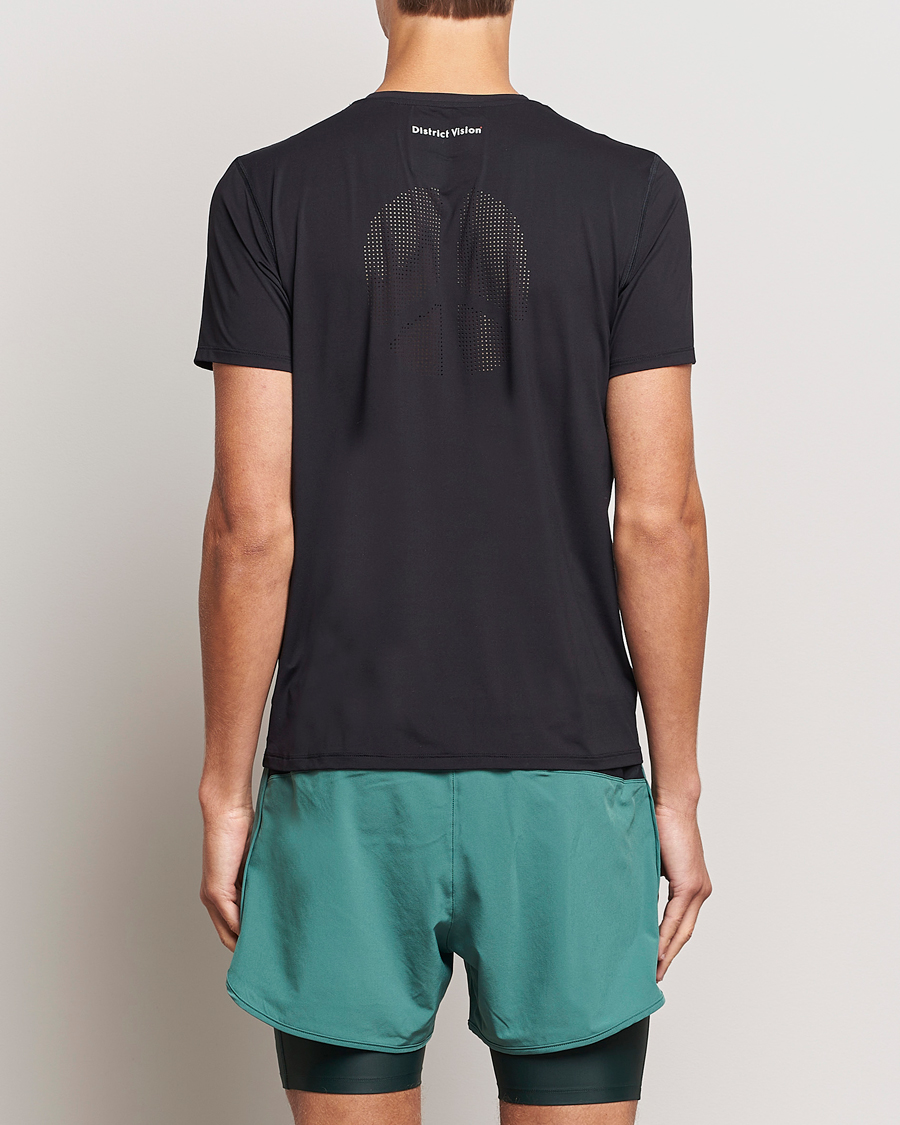 Homme | T-shirts | District Vision | Ultralight Aloe Short Sleeve Black
