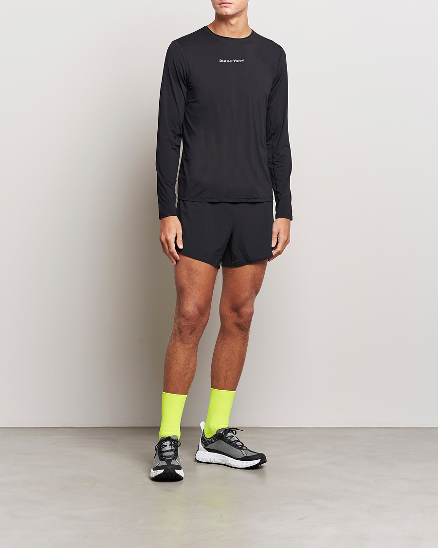 Homme | T-shirts | District Vision | Ultralight Aloe Long Sleeve Black