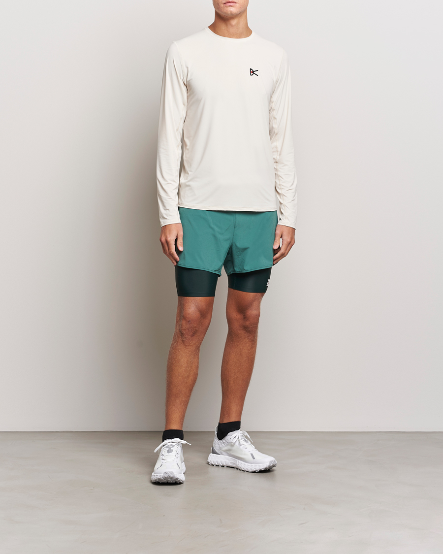 Homme | Shorts | District Vision | Layered Pocketed Trail Shorts Pine