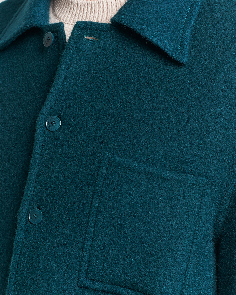 Homme | Chemises | Lanvin | Wool/Mohair Overshirt Dragon