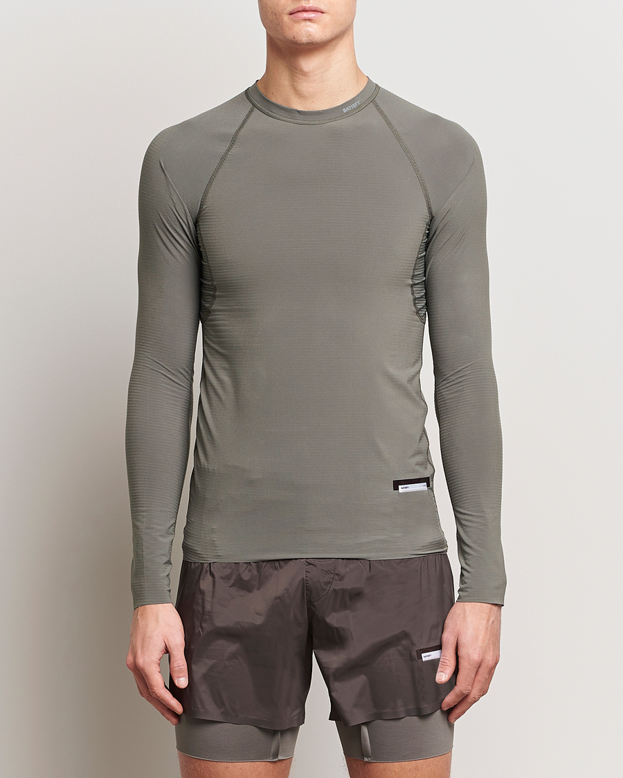 Homme | Pulls Et Tricots | Satisfy | CoffeeThermal Base Layer Dark Natural