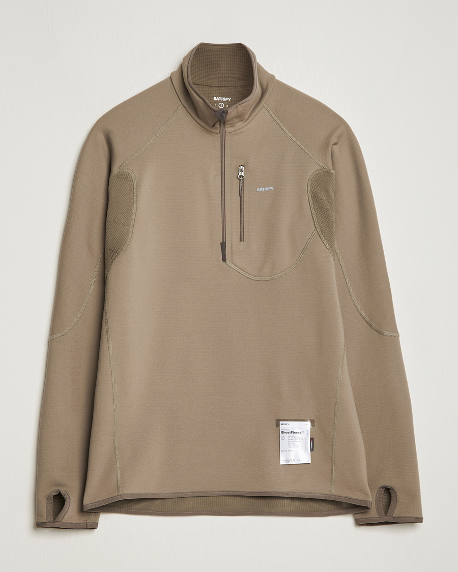 Homme | Pulls Et Tricots | Satisfy | GhostFleece Half Zip Smoky Quartz