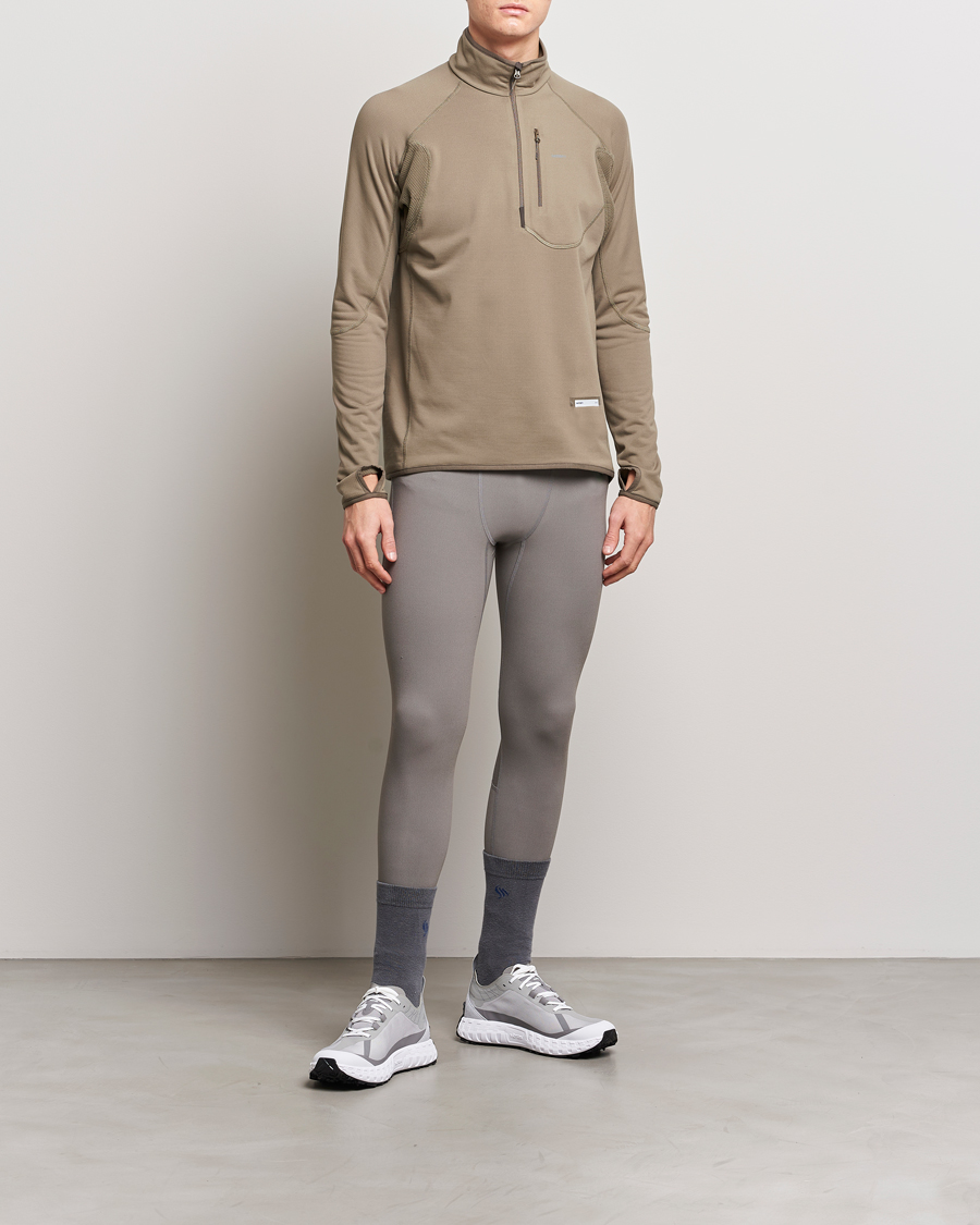 Homme | Pulls Et Tricots | Satisfy | GhostFleece Half Zip Smoky Quartz