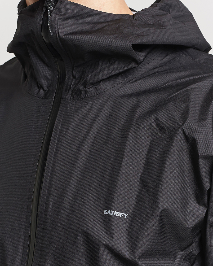 Homme | Manteaux Et Vestes | Satisfy | Pertex 3L Fly Rain Jacket Black