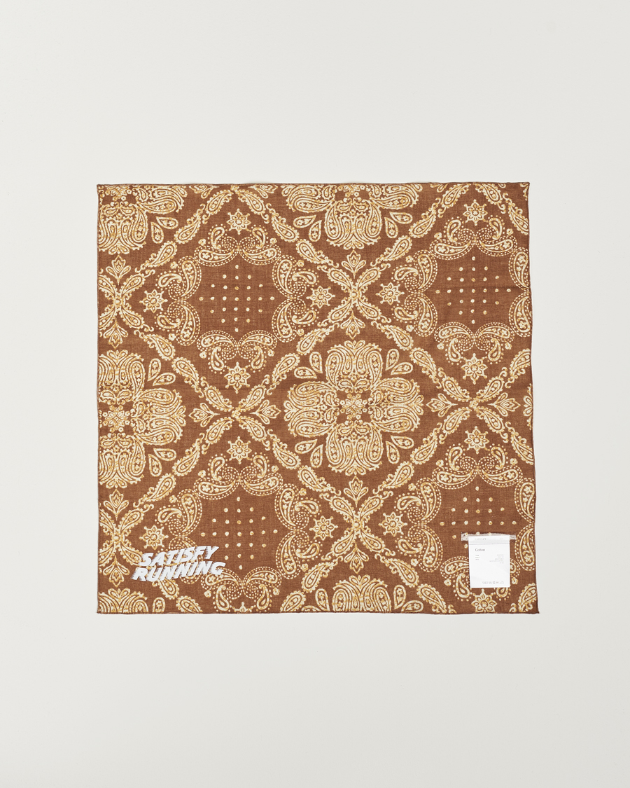Homme | Satisfy Japanese Cotton Bandana Brown | Satisfy | Japanese Cotton Bandana Brown