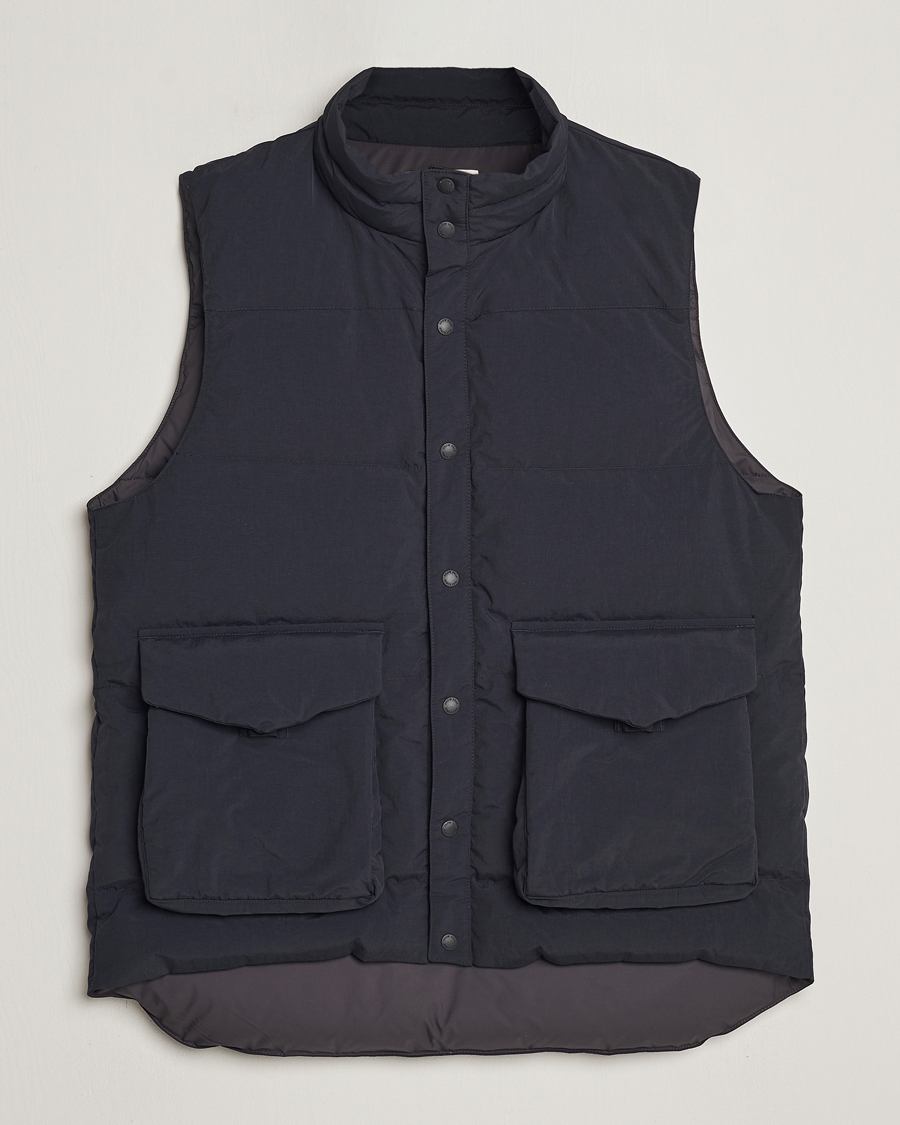 Homme | Manteaux Et Vestes | Snow Peak | Recycled Down Vest Black