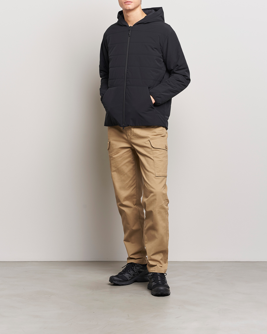 Homme | Manteaux Et Vestes | Snow Peak | Flexible Insulated Zip Hoodie Black