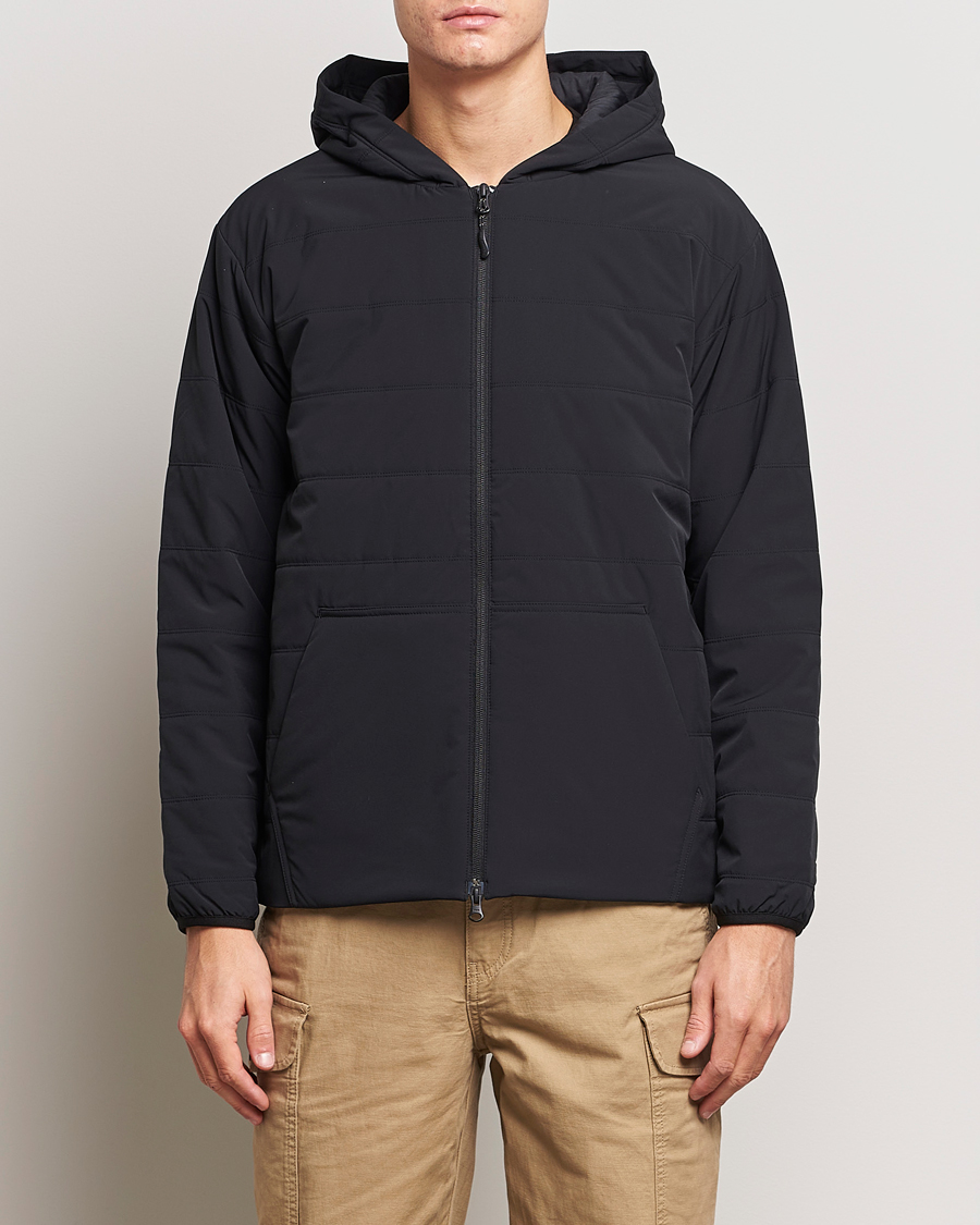 Homme | Manteaux Et Vestes | Snow Peak | Flexible Insulated Zip Hoodie Black