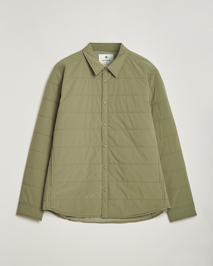 Homme | Manteaux Et Vestes | Snow Peak | Flexible Insulated Shirt Olive