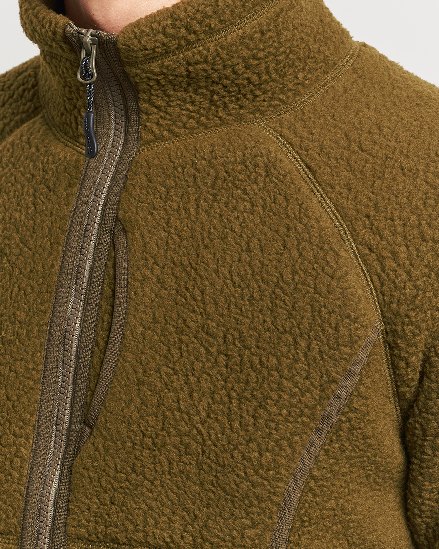 Homme | Pulls Et Tricots | Snow Peak | Thermal Boa Fleece Jacket Olive
