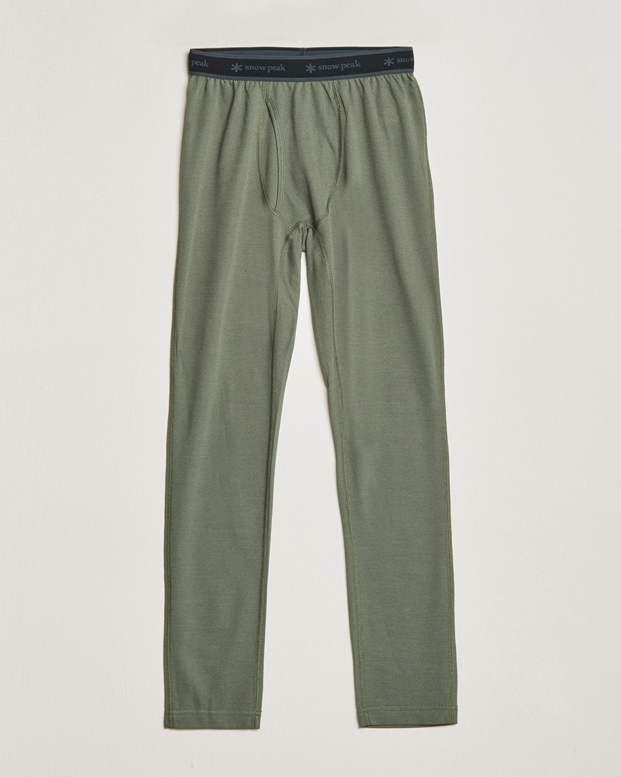 Homme | Pantalons | Snow Peak | Recycled Polyester/Wool Tights Olive