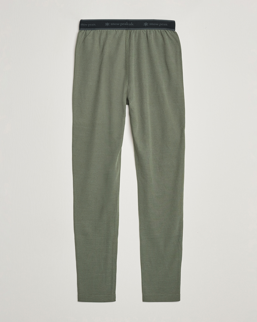 Homme | Pantalons | Snow Peak | Recycled Polyester/Wool Tights Olive